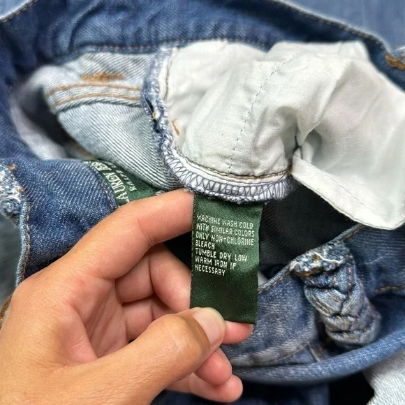 Vintage Ralph Lauren Straight Leg Denim Jeans Size 10 - Picture 12 of 12